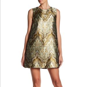 Cynthia Rowley Metallic Shift Dress